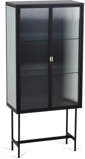 746507 Витрина ОГОГО The One (ЛДСП,Металл,Стекло/Черный)