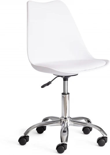 21230 Компьютерное кресло для оператора Tetchair TULIP (Металл,Пластик,/Белый,Хром)