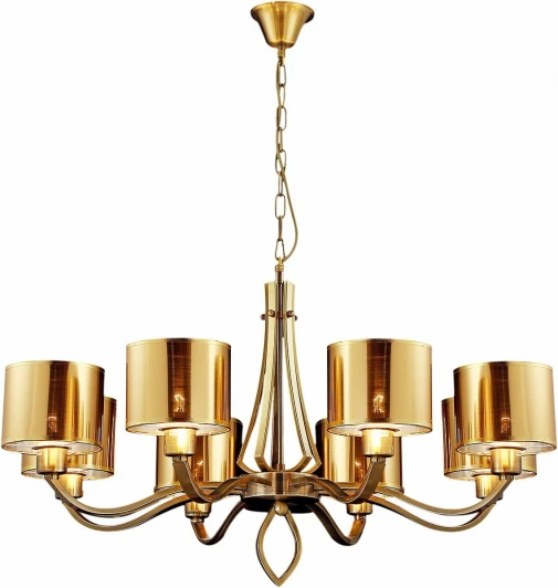 IL1802-8P-17 AB Подвесная люстра ILLUMICO IL1802-8P-17 AB (220V, на цепи)