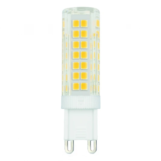 LED-JCD-7W/3000K/G9/CL/SLS Лампа светодиодная, прозрачная, теплый белый свет 3000K Volpe Optima LED-JCD-7W/3000K/G9/CL/SLS
