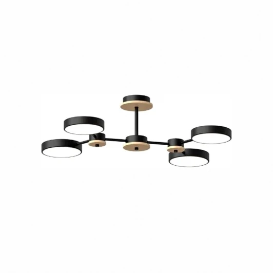 L3215-630 BK Потолочная люстра светодиодная на штанге LED4U LED4U L3215-630 BK