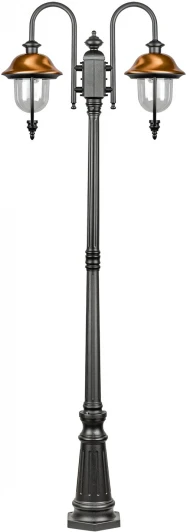 84309cA/10 Bl Наземный фонарь IP44 Oasis Light MADRID-COOPER 84309cA/10 Bl (220V, фонарь)