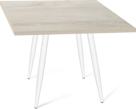 9738378806 Стол Sheffilton SHT-TU14/80/80 ЛДСП белый муар/дуб выбеленный