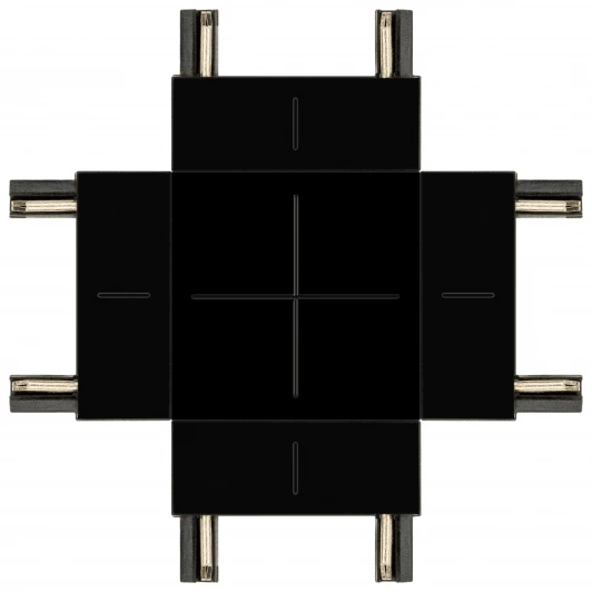 TRM-S5-CX BK Коннектор Х-образный для магнитного шинопровода ЭРА TRM-S5-CX BK