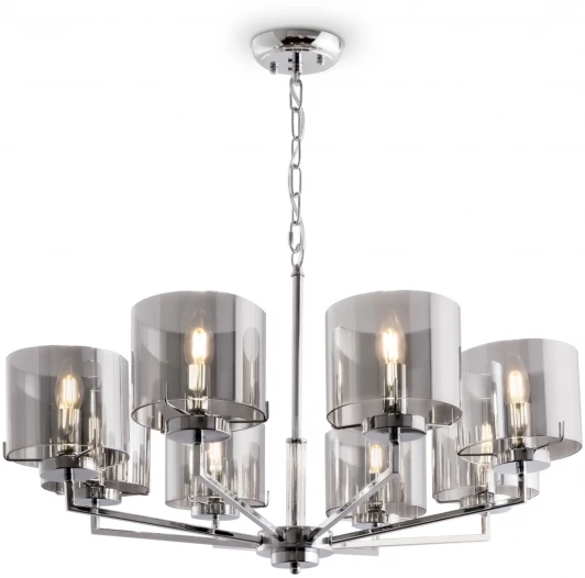 FR5096PL-08CH Подвесная люстра Freya Karen FR5096PL-08CH (220V, на цепи)
