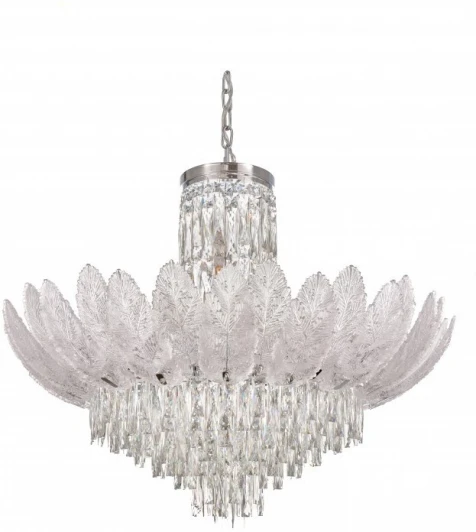 FL1055-26P Подвесная люстра Fluorite Florens FL1055-26P (220V, хрусталь, на цепи)