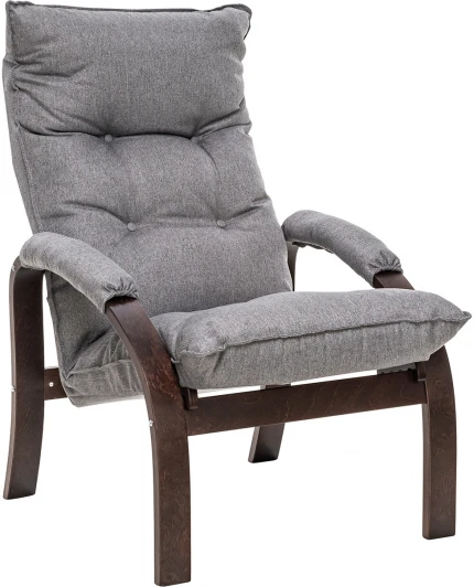 2500000190261 Кресло-трансформер Leset Левада (Фанера,Березовый шпон,Металл,Рогожка/Орех) арт.2500000190261