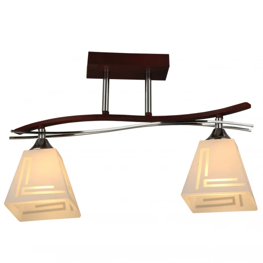 MD.3139-2-S WENGE+CH Потолочная люстра Imex MD.3139-2-S WENGE+CH