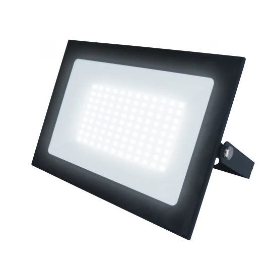 ULF-F21-100W/4000K IP65 200-250В BLACK Прожектор светодиодный уличный 4000K черный Uniel ULF-F21-100W/4000K IP65 200-250В BLACK