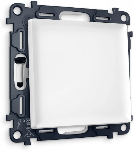 MA121010 Комплект механизма Ambrella Volt 1-клавишного выключателя ALFA MA121010 Белый матовый QUANT