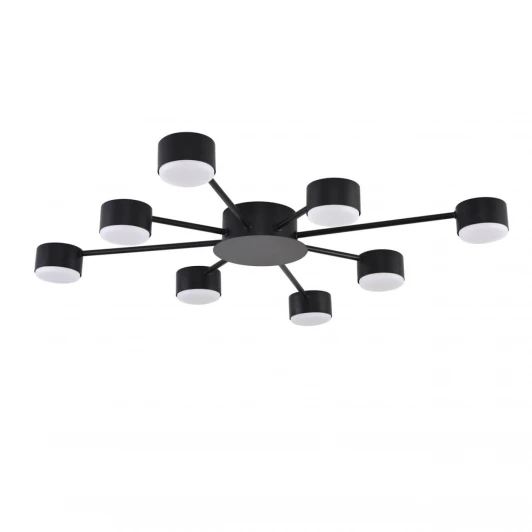 8344/8C Потолочная люстра Lumion Torina 8344/8C черный, металл GX53 LED 8*7W 220V