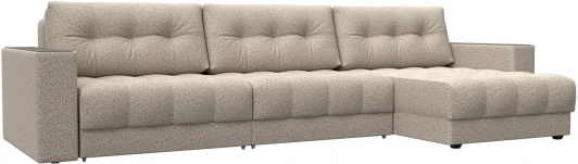 128515 Диван угловой с декором Лига-049 НПБ Лонг Лига Диванов (Велюр) арт.128515