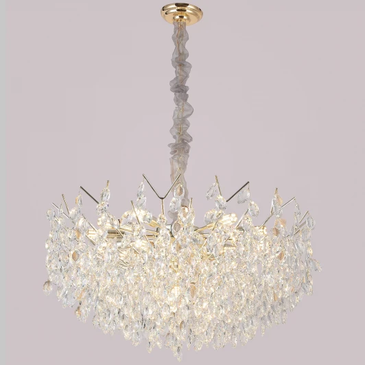 IL5160-800PZF-25 GD ELITE Подвесная люстра хрустальная ILLUMICO IL5160-800PZF-25 GD ELITE