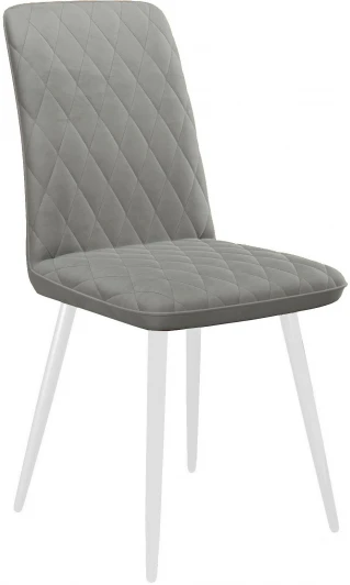 00-00058027 Стул 205 B22 GREY /ножки белые Dikline 00-00058027