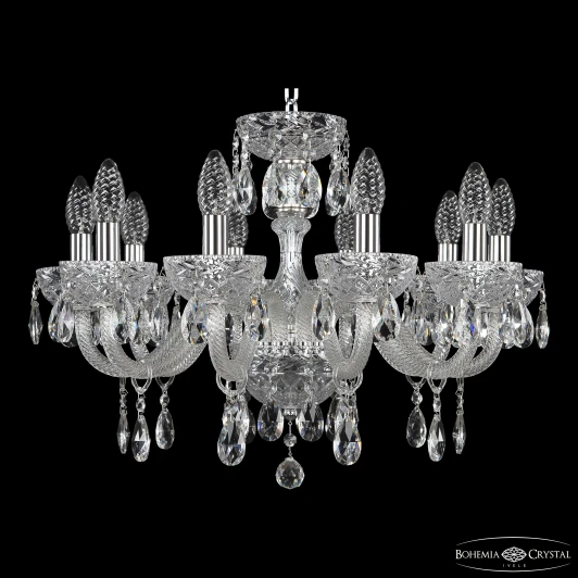 5417/10/195 Ni Clear/M-1F Подвесная люстра Bohemia 5417 5417/10/195 Ni Clear/M-1F