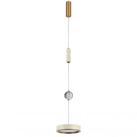 5450/32L Подвесной светильник Odeon Light Riviera 5450/32L молочный/античная бронза/металл/керамика/хрусталь/акрил LED x 32W 2000К/3000K/4000K/переключ