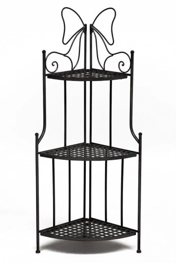 10657 Этажерка угловая Secret De Maison 003 черный (стальной сплав)