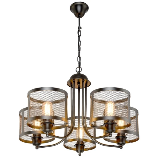 2-4424-5-BK E27 Подвесная люстра Максисвет Ковка 2-4424-5-BK E27