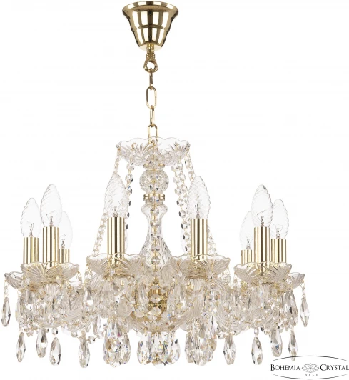 116/10/165 G Подвесная люстра Bohemia 116 116/10/165 G (220V, подвески, на цепи, подсвечник, свеча)