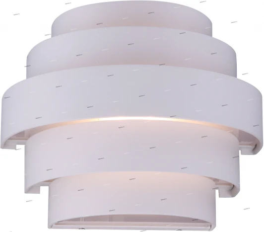 34182-2 Светильник настенно-потолочный уличный Globo Carline, 2 лампы, никель, белый