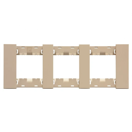AA4802M3ACH Рамка 3-ая шампань матовый Meiton AA4802M3ACH