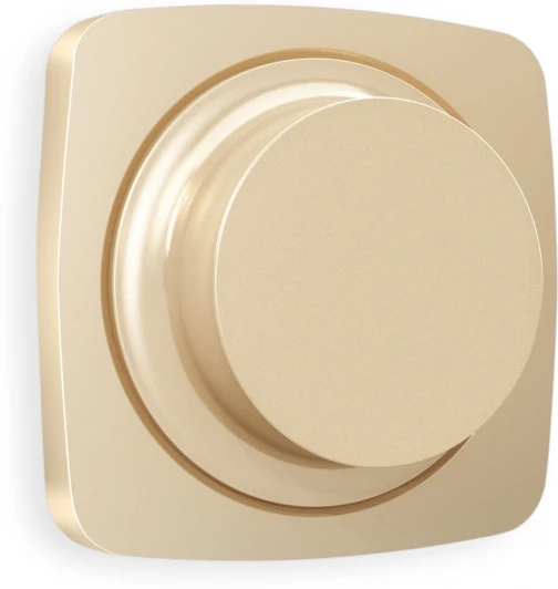 OP6055 Лицевая панель Ambrella Volt OMEGA (Шампань) для светорегулятора универсального QUANT OP6055