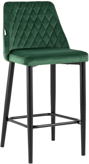 УТ000025316 Стул полубарный Stool Group Диего велюр зеленый УТ000025316