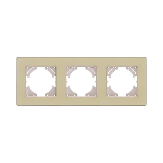 EA3GD Рамка 3-постовая золотой Kollinger Eleganz Acryl EA3GD