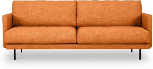 727529 Диван Ricadi трехместный ОГОГО (арт.727529), (Ткань,Рогожка/Оранжевый)