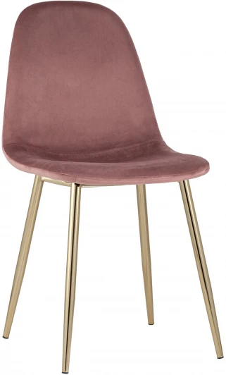 УТ000004430 Стул Stool Group Валенсия велюр пыльно-розовый золотые ножки УТ000004430