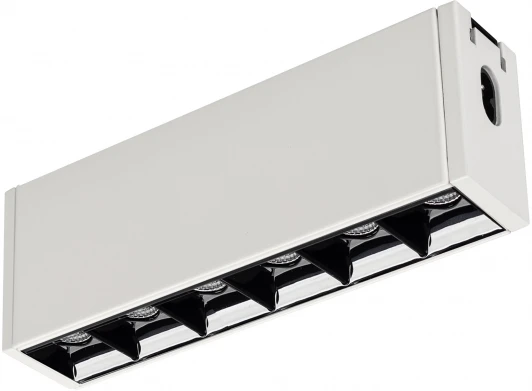 028961 Линейный настенно-потолочный светильник LED CLIP-38-LASER-S171-6W Warm3000 (WH, 36 deg, 24V) (Arlight, IP40 Металл) 028961