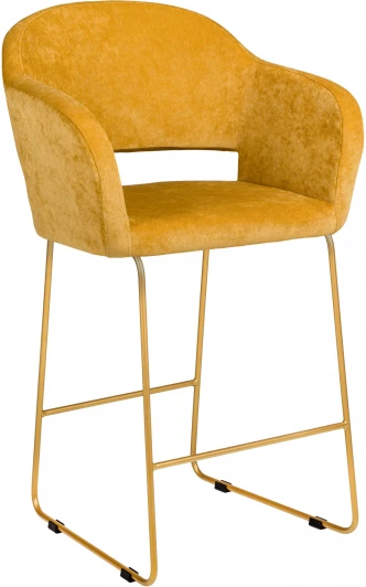 4101188h_ЖёлтЗолот_ПБ Кресло полубар Oscar Жёлт/ЛинкЗолот R-Home арт.4101188h_ЖёлтЗолот_ПБ