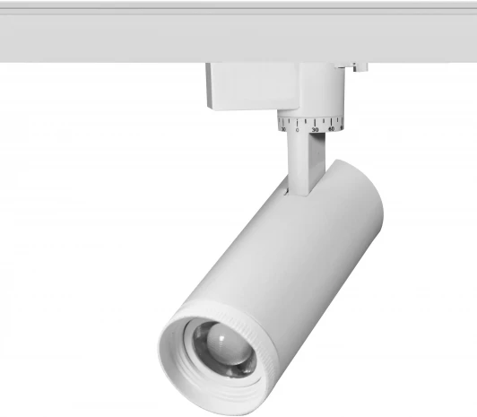 TR59 - 3030 WH Трековый светильник однофазный TR59 - 3030 WH светодиодный 30Вт 3000К белый Б0054445 ЭРА (220V)