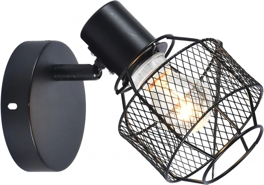 689/1A Black Спот Escada Rook 689/1A Black 1x40Вт E14, металл, чёрный
