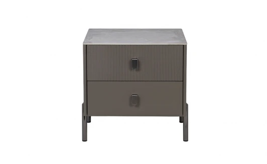 40AD-00720 40AD-00720 Тумбочка серая 50*40*53 см Garda Decor