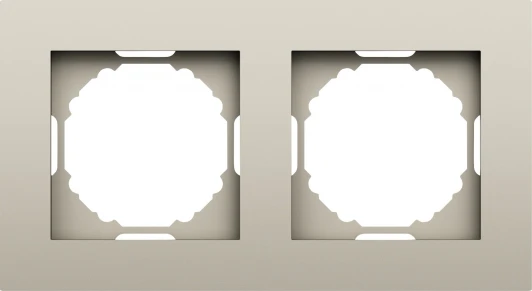 DE21235 Рамка 2-я, матовый кашемир Donel A07 DE21235