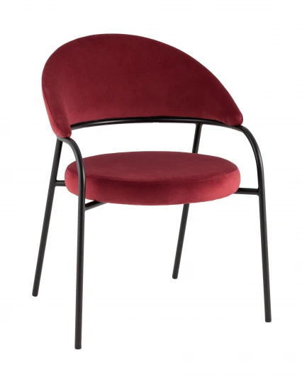 УТ000042663 Стул Тилль велюр красный Stool Group УТ000042663
