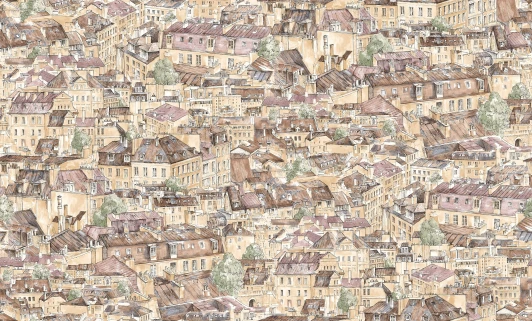 R102122 Обои виниловые Grandeco Grange R102122 10,05 x 1,06 м