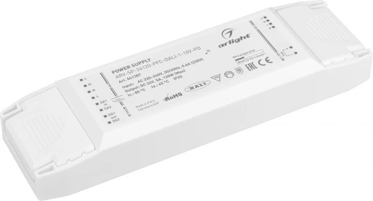 041387 Блок питания ARV-SP-24120-PFC-DALI-1-10V-PD (24V, 5A, 120W) (Arlight, IP20 Пластик, 5 лет) 041387