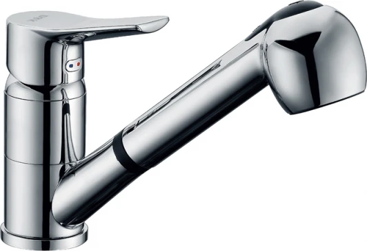 DA1262501 Смеситель D&K Mosel Rhein DA1262501 для кухонной мойки, с вытяжным  душем