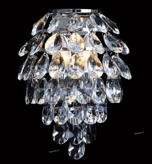CHARME AP2+2 LED CHROME/TRANSPARENT Crystal Lux Charme AP2+2 LED CHROME/TRANSPARENT