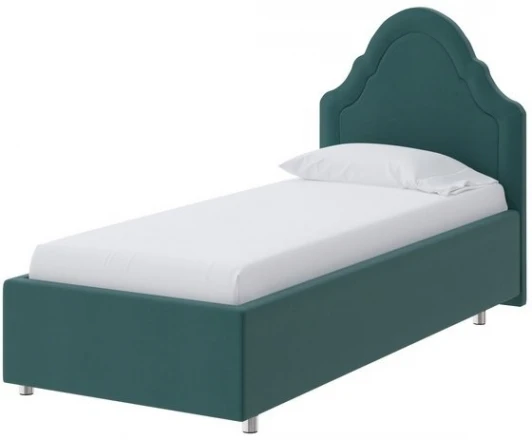 1915642 PROxSON Кровать Эльза (Ткань: Велюр Forest 560 Морская волна) 80x190