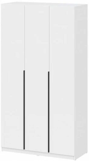 593699 Шкаф Woodville Даиго трехстворчатый белый текстурный арт.593699