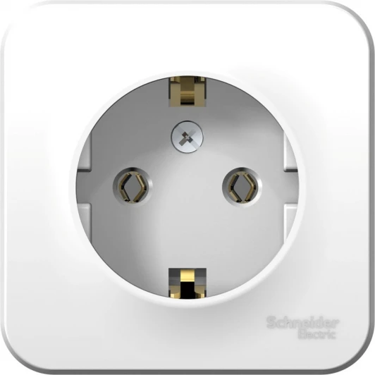 BLNRA010111 Розетка накладная с заземлением (белый) Systeme Electric Blanca BLNRA010111