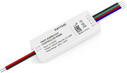 01121 Контроллер для светодиодной ленты Maytoni RGBW 72Вт/144Вт 01121