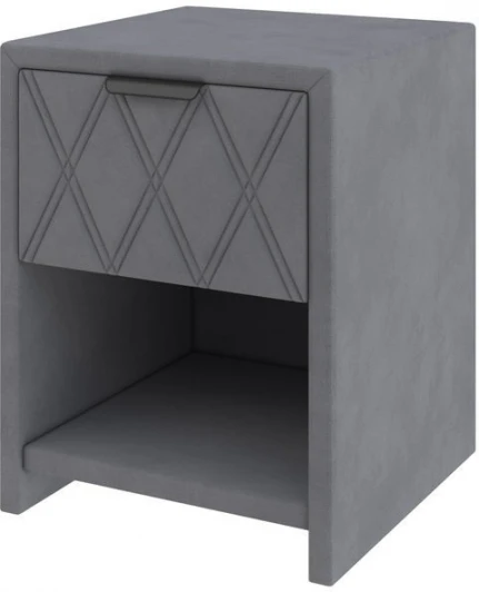 2028022 PROxSON Тумба Side (Ткань: Велюр Monopoly Британский серый (996)) 44x45