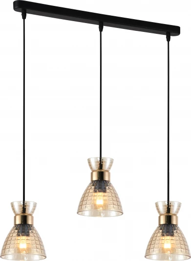 9186-203 Подвесной светильник Rivoli Iris 9186-203 3хЕ27 60 Вт модерн