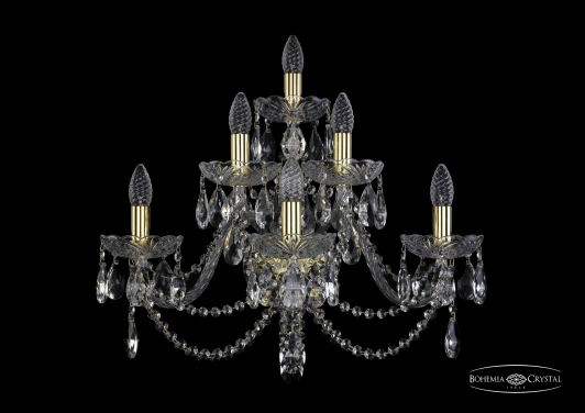 1406B/3+2+1/240/XL/G Бра Bohemia 1406 1406B/3+2+1/240/XL/G