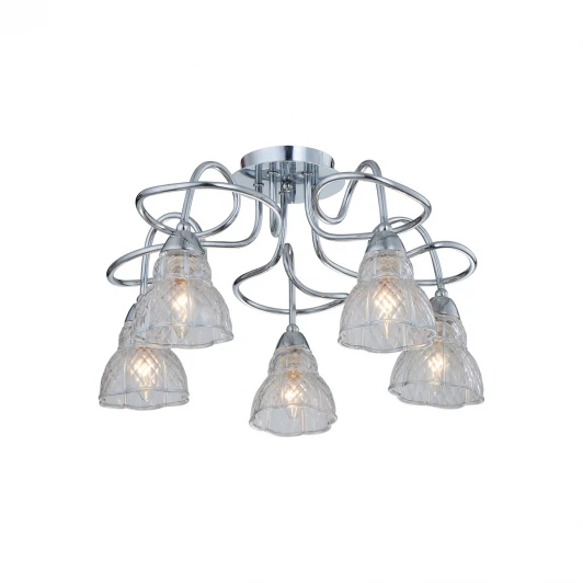 864/5PF-Chrome Потолочная люстра IDLamp Assante 864/5PF-Chrome