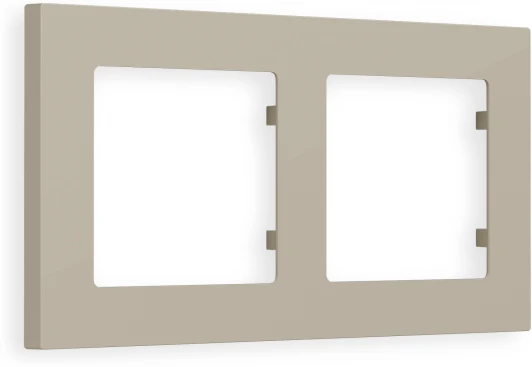 AF220362 Рамка Ambrella Volt ALFA Techno (Серо-бежевый матовый) 2-ая AF220362
